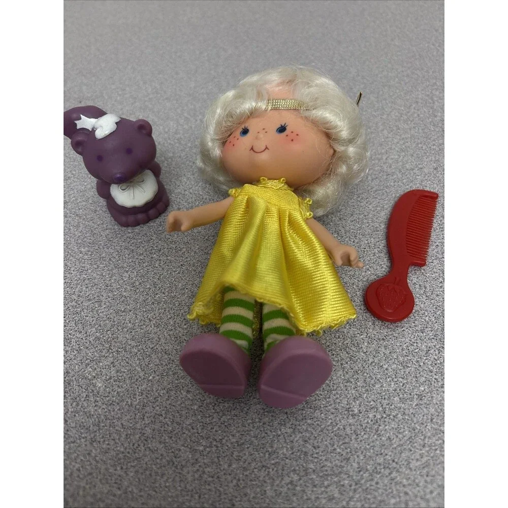 Vintage Strawberry Shortcake Angel Cake Doll, Redressed, Pet Soufflé 1979 Kenner